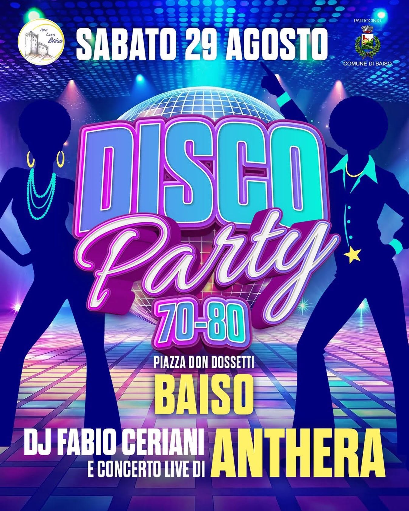 Affiche de Disco Party 70-80