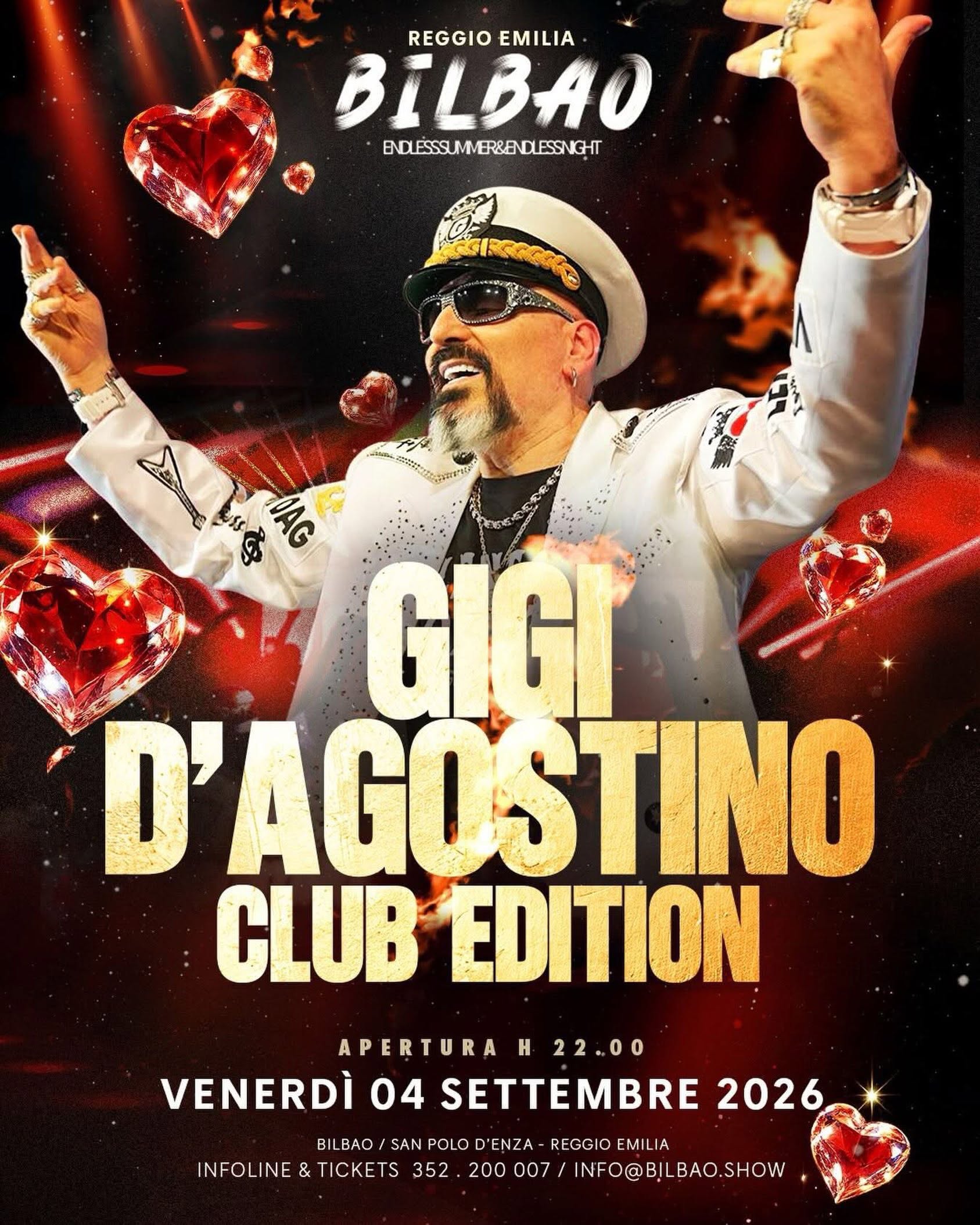 Affiche de GIGI D'AGOSTINO CLUB EDITION