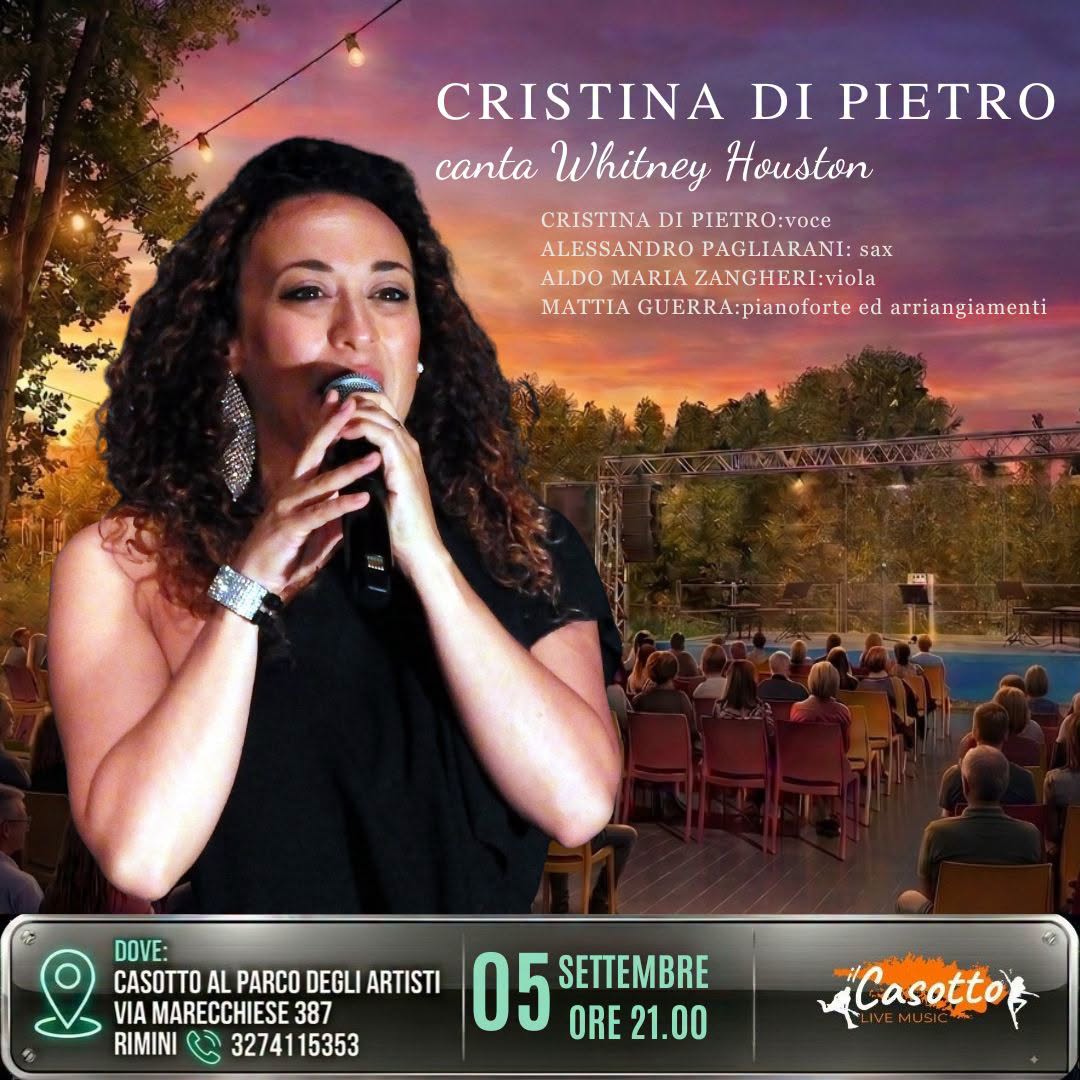 Affiche de Cristina di Pietro canta Whitney Houston
