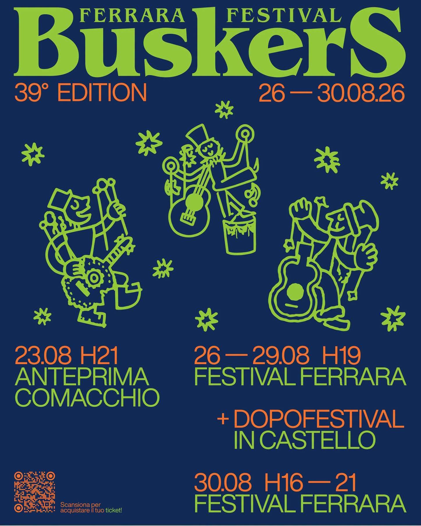 Affiche de Ferrara Buskers Festival 2026