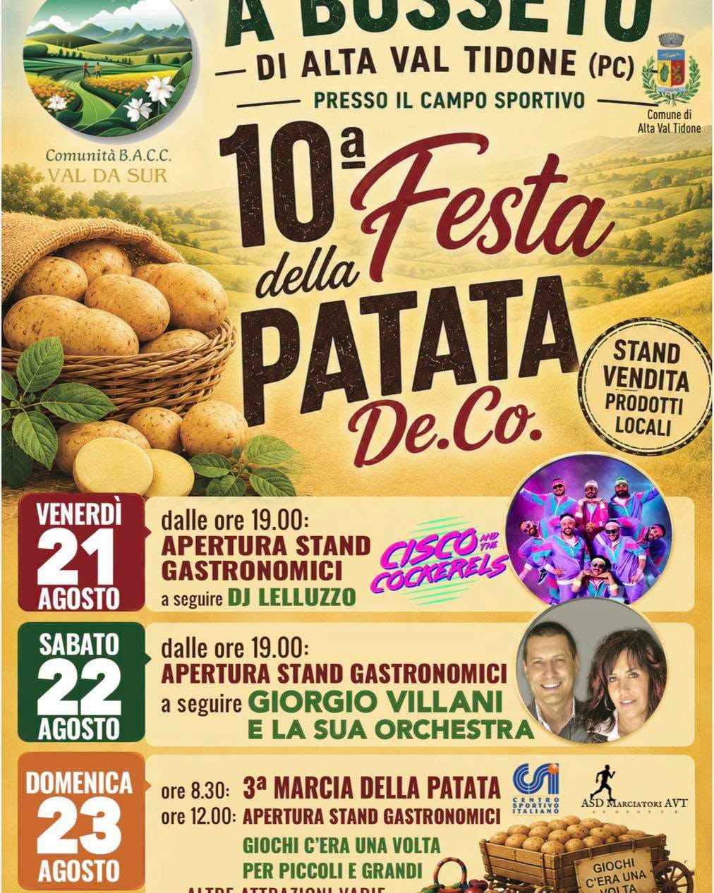 Affiche de 10ª Festa della Patata De.Co.