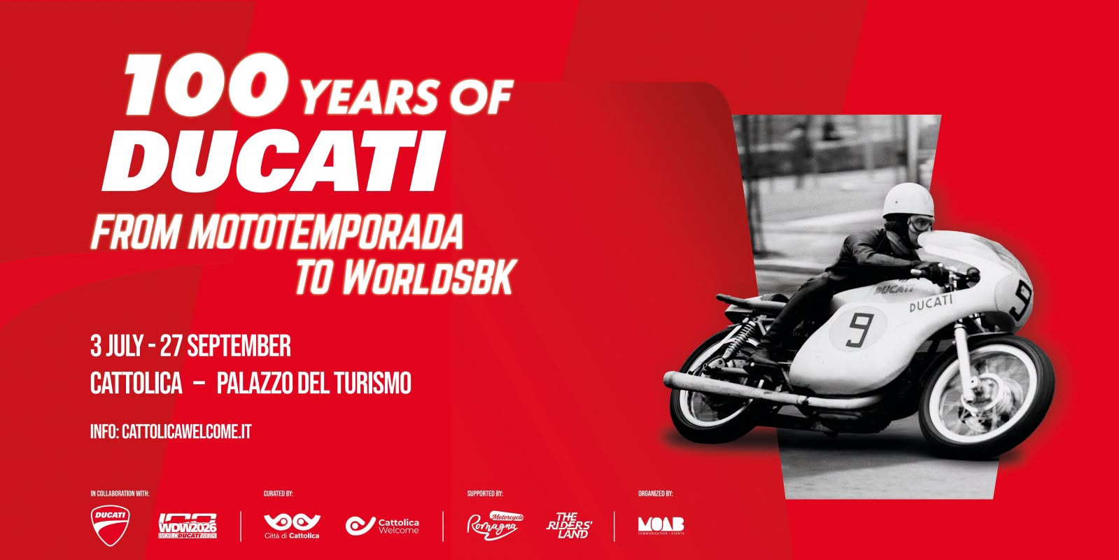 Plakat von 100 Years of DUCATI: from Mototemporada to WorldSBK