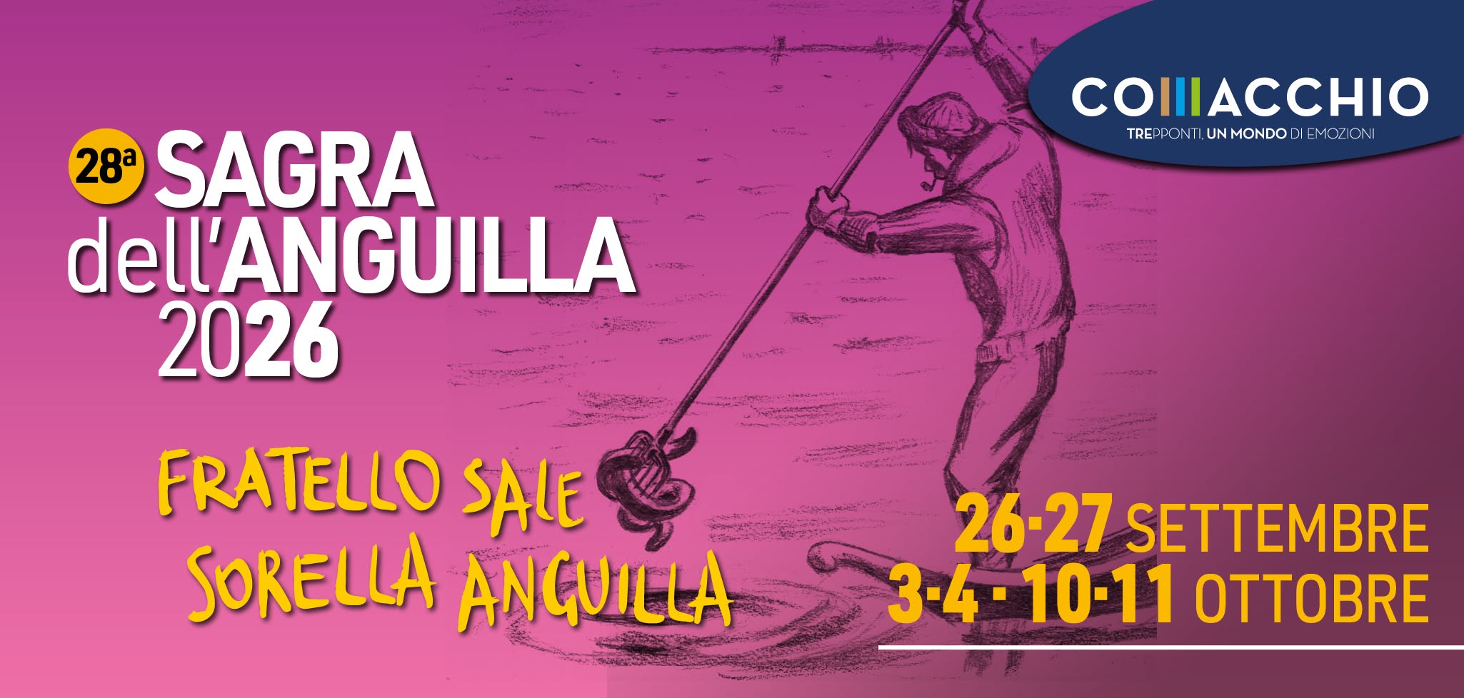Locandina di 28ª Sagra dell'Anguilla