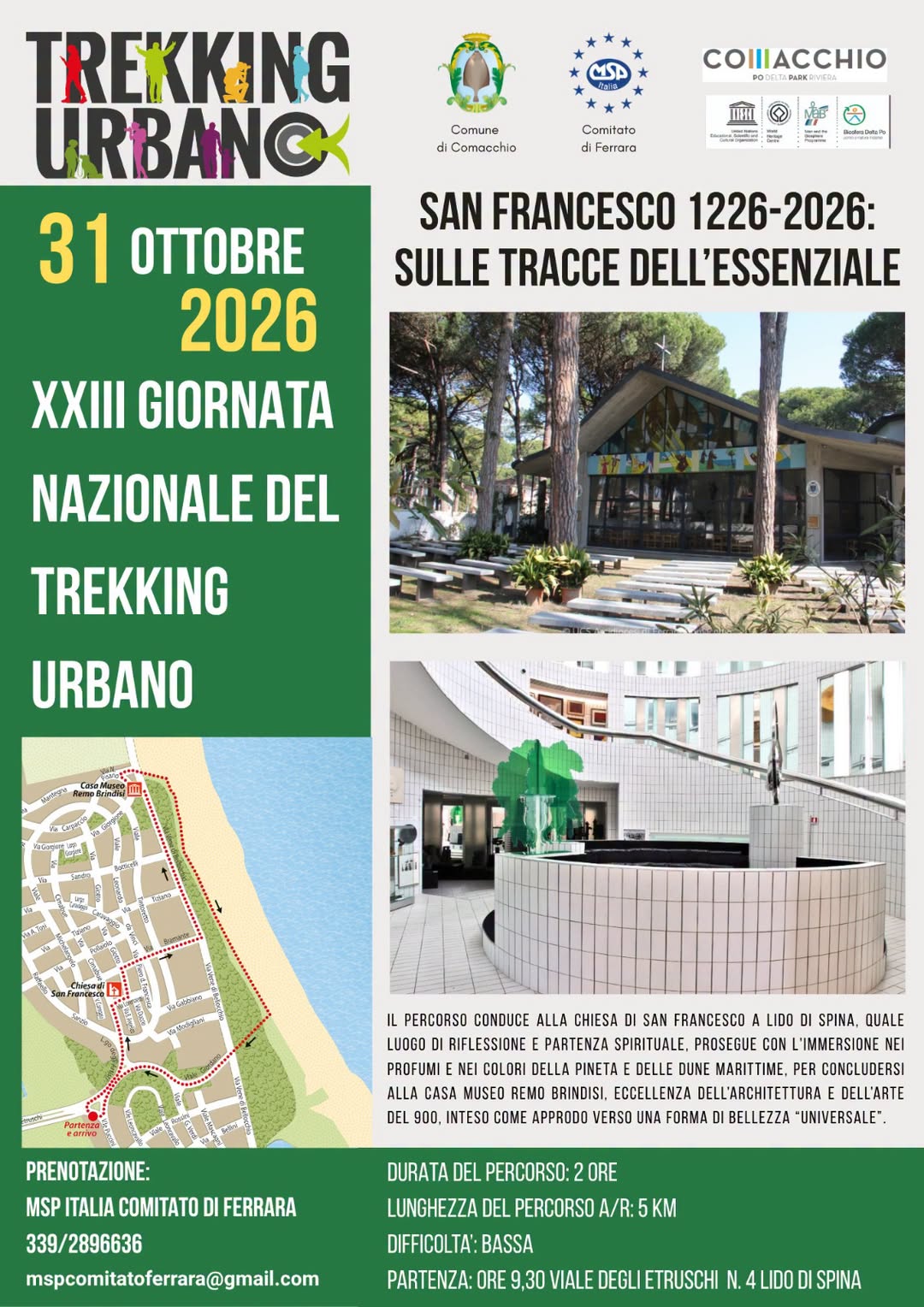 Plakat von TREKKING URBANO - XXIII GIORNATA NAZIONALE DEL TREKKING URBANO