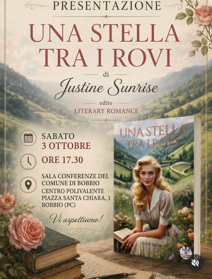Plakat von Presentazione "Una stella tra i rovi"