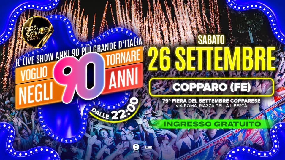 Plakat von Voglio Tornare Negli Anni 90®