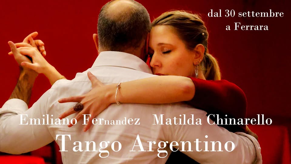 Plakat von Lezioni di prova gratuite di tango argentino con Emiliano Fernandez e Matilda Chinarello