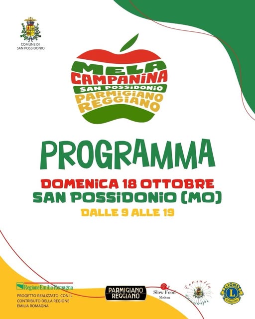 Plakat von Festa della Mela Campanina e del Parmigiano Reggiano