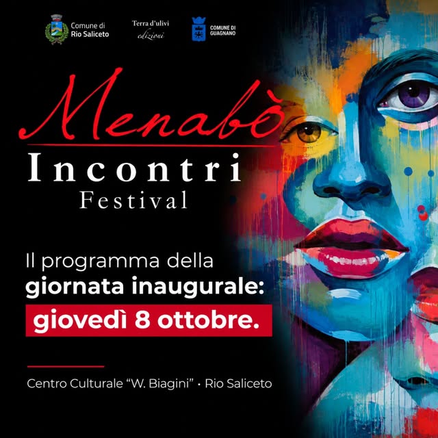 Plakat von Menabò Incontri – Giornata inaugurale