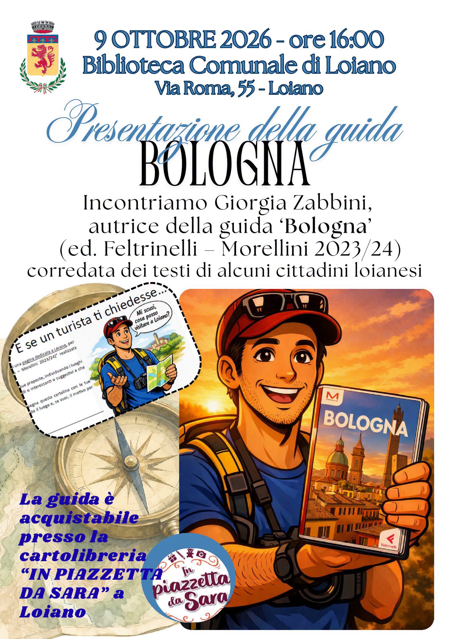 Plakat von Presentazione della guida 'Bologna'