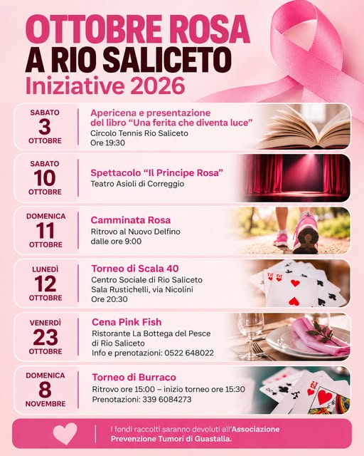 Plakat von Cena Pink Fish per l'Ottobre Rosa