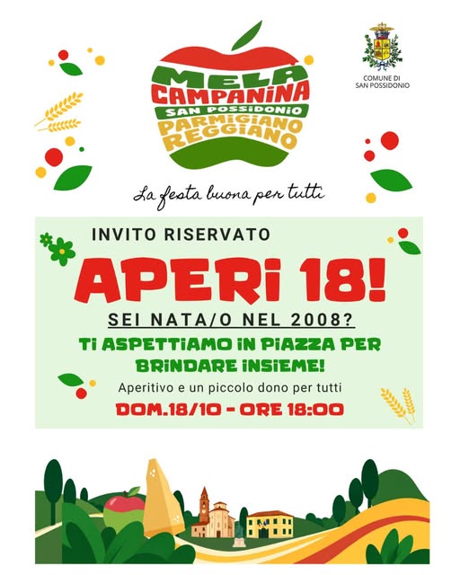 Plakat von APERI 18!