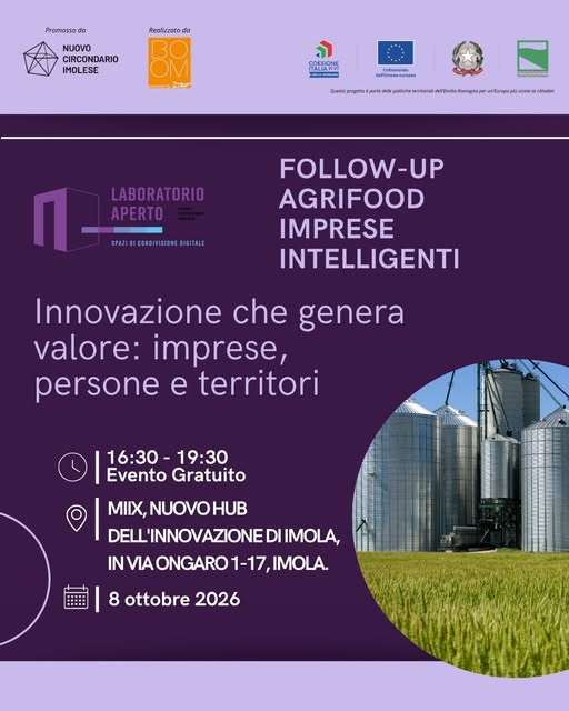 Plakat von Imprese Intelligenti: Agrifood – Follow-up
